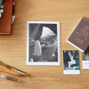 No AI The Cave A6 Sized Greetings Card