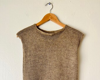 Taupe Sweater Vest - Etsy