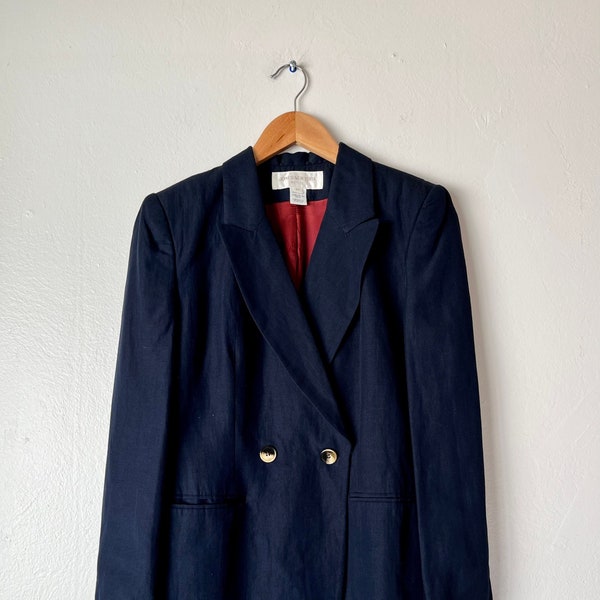 Navy Blazer - Etsy