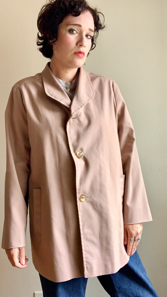 Vintage Women’s Jacket Front Flap Pockets Beautif… - image 7