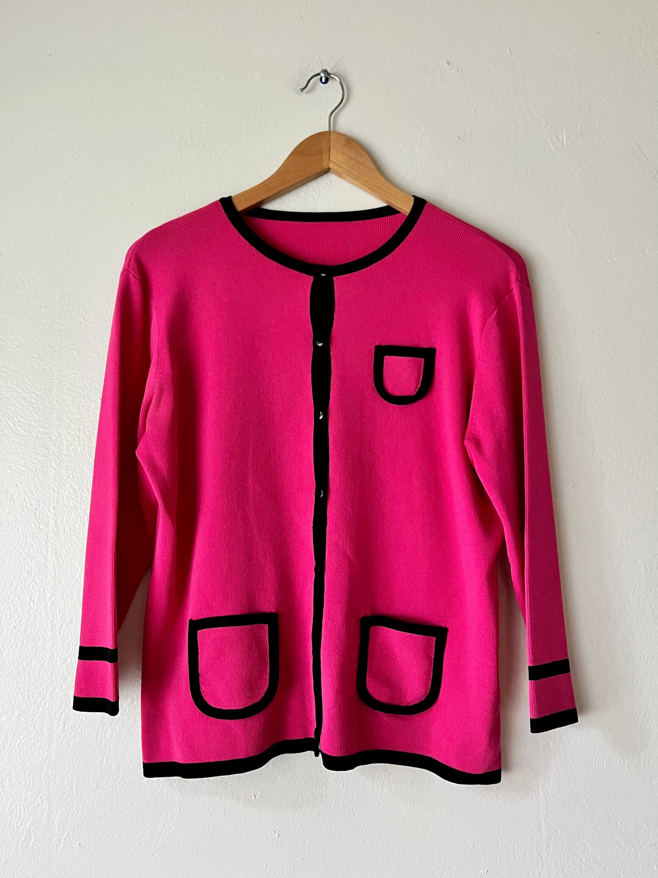 chanel pink sweatshirt