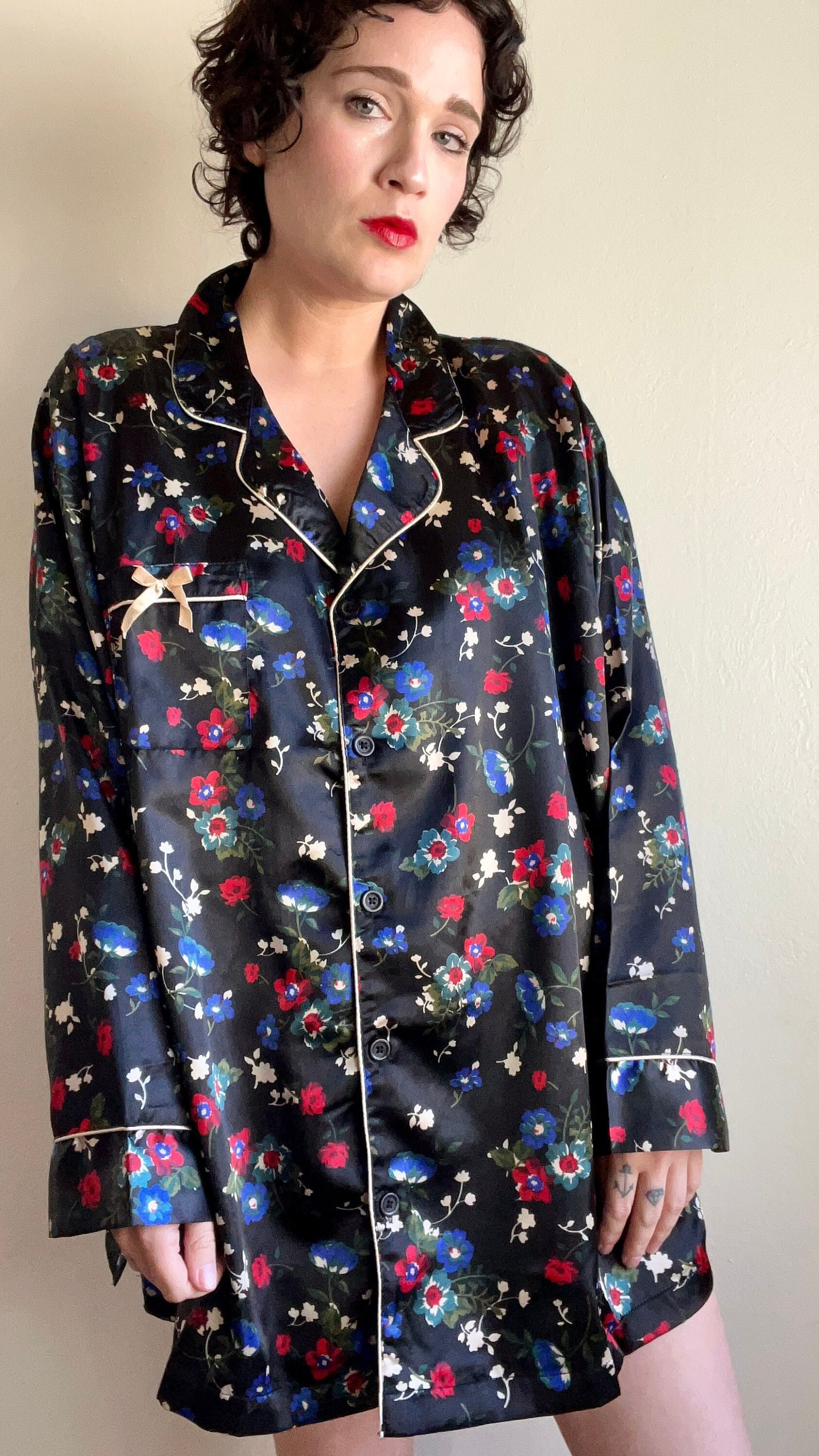 Vintage Pajama Top - Etsy