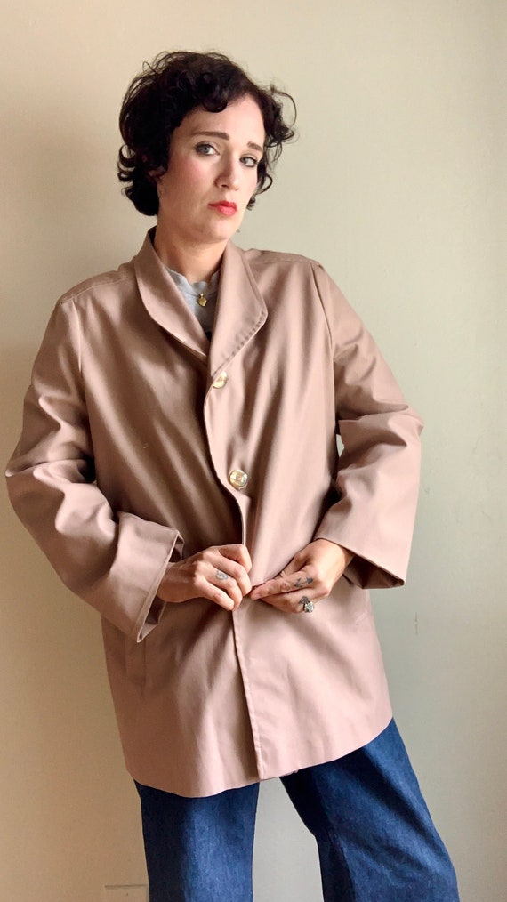 Vintage Women’s Jacket Front Flap Pockets Beautif… - image 2
