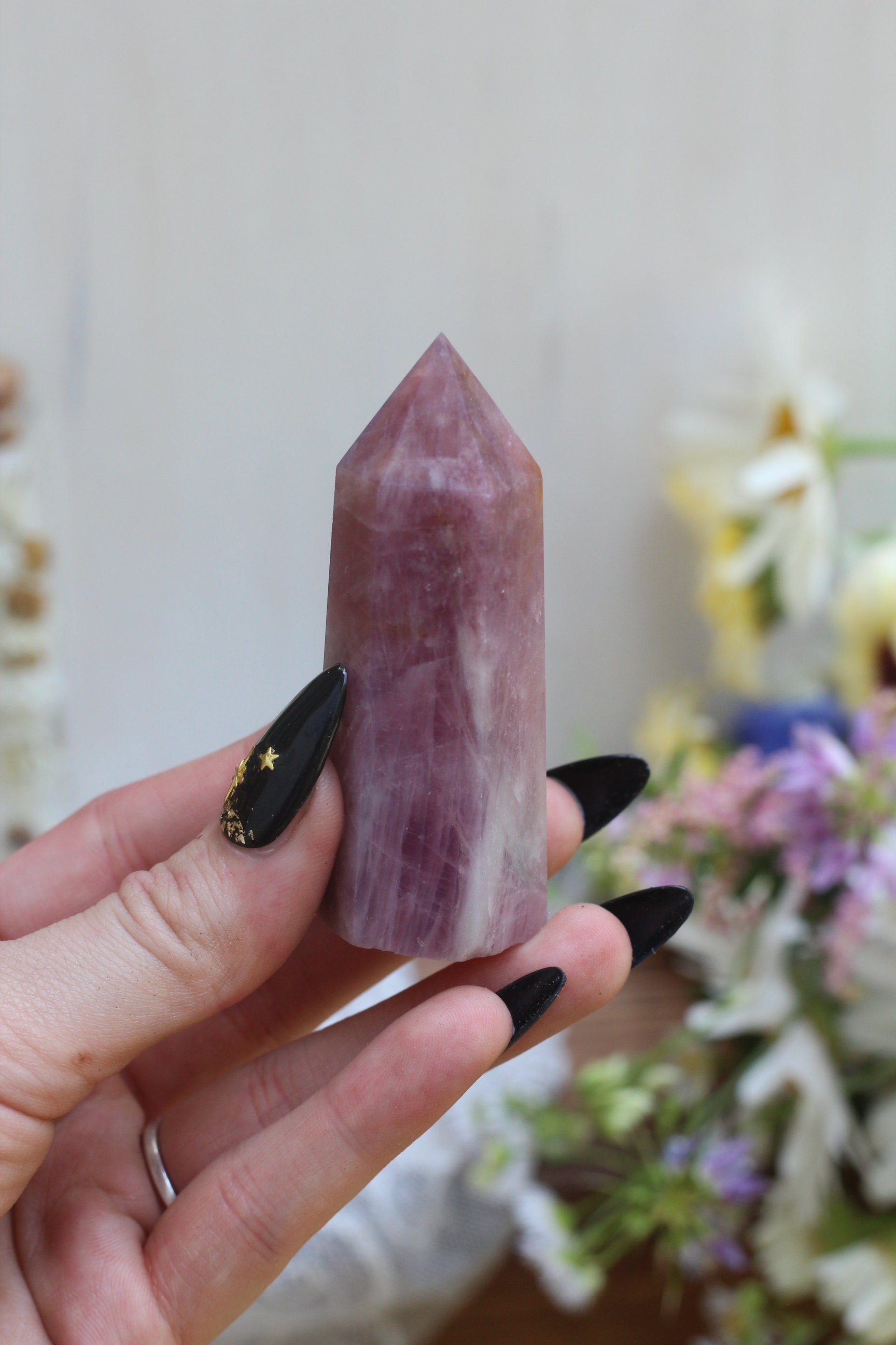 lavender rose quartz tower lavender rose quartz tower