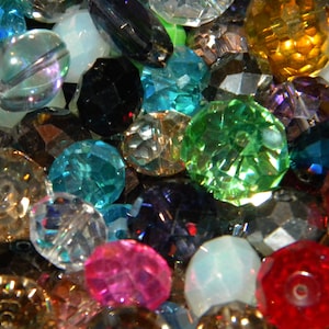 NEW 30/pc Jesse James Beads Large-xl 10mm-22mm Faceted Crystal Glass ...