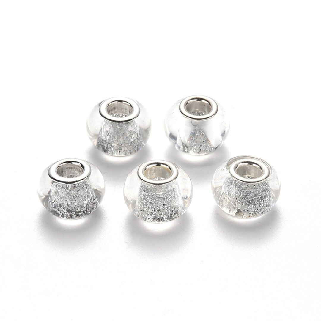 Mulutoo 4000 Pieces 2mm Metal Round Crimp Beads Spacer Stoppers Beads Clamp Ends