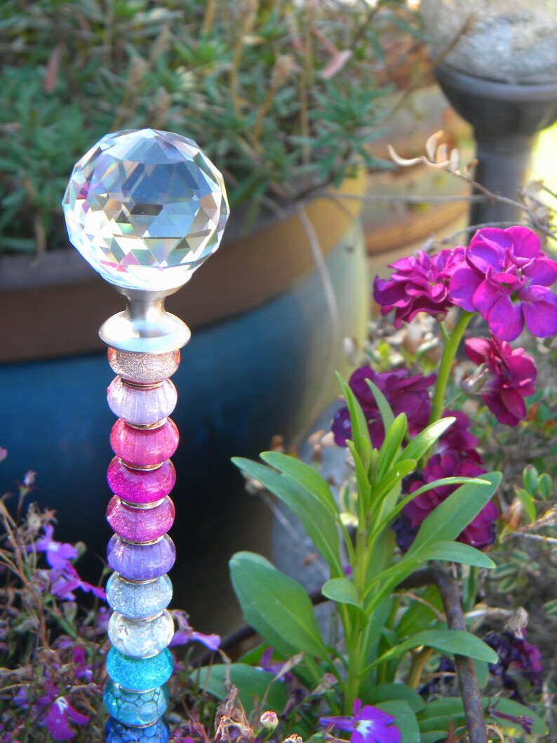 New 1/KIT Garden Stake Metal Rod 12'' Fairy Wand Etsy