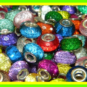 10mm Gunmetal Round Spacer Beads, large hole crow beads, x10 beads, bm