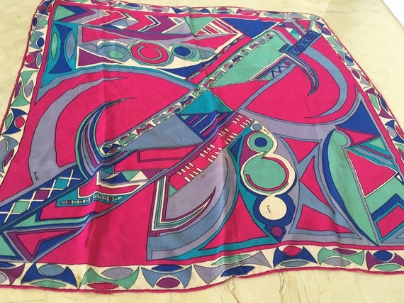 Vintage Pucci Scarf iconic 60s Psychedelic Pucci P