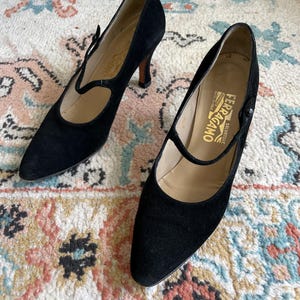 Black Velvet Heel - Etsy