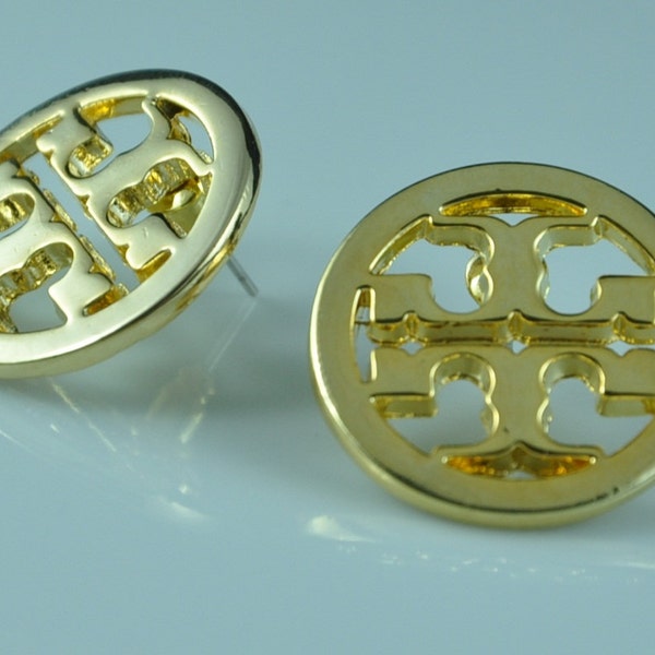 Tory Burch inspired stud earrings - Gold Plated