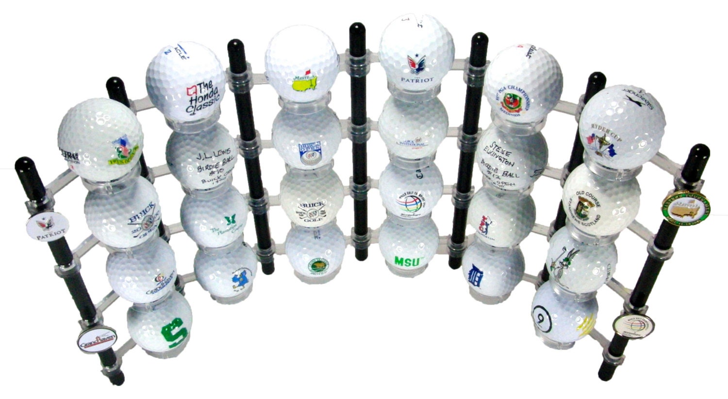 NEW Flexible Golf Ball Display Rack. Logos Poker Chips and Etsy