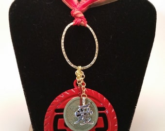 Adjustable Feng Shui "Love" Necklace