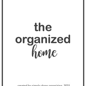 Ultimate Home Organization BUNDLE, Home Organization Binder Guide, Home ...