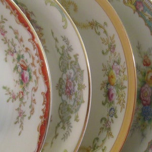 Vintage Mismatched China Small Dessert Bowls, Fruit Bowls, Berry Bowl, Sauce Bowl, Shabby, Farmhouse, Mother&#39;s Day, Gift - Set of 4