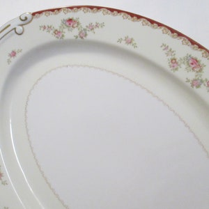 Vintage Orion China Oval Serving Platter w/Imperfection 16 inch
