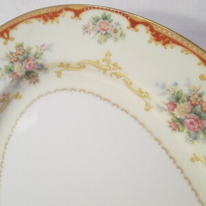 Vintage Noritake China Fiesta Oval Serving Platter 13 3/4 inches, Easter, Mother&#39;s Day, Holidays, Family Dinner, Garden Party, Birthday