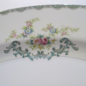 Vintage Meito China Oval Serving Platter 16,Easter, Thanksgiving, Christmas, Farmhouse, Rustic, Shabby image 3