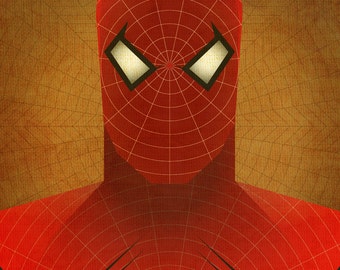 Minimal Heroes: Spider-Man print