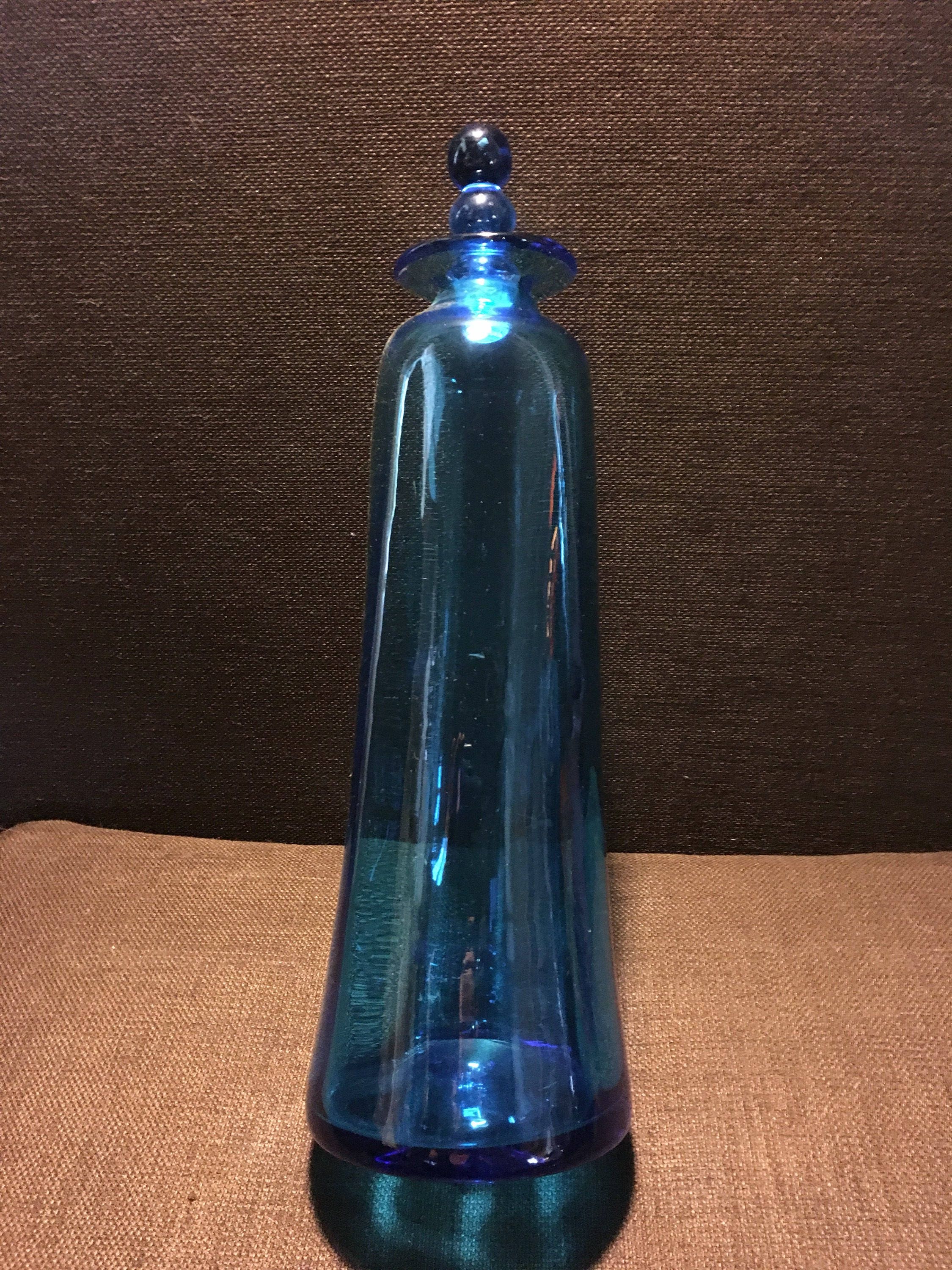 14 Mid Century Hand Blown Decanter Etsy