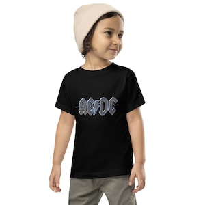 AC DC Vintage Rock Band Toddler Short Sleeve Tee