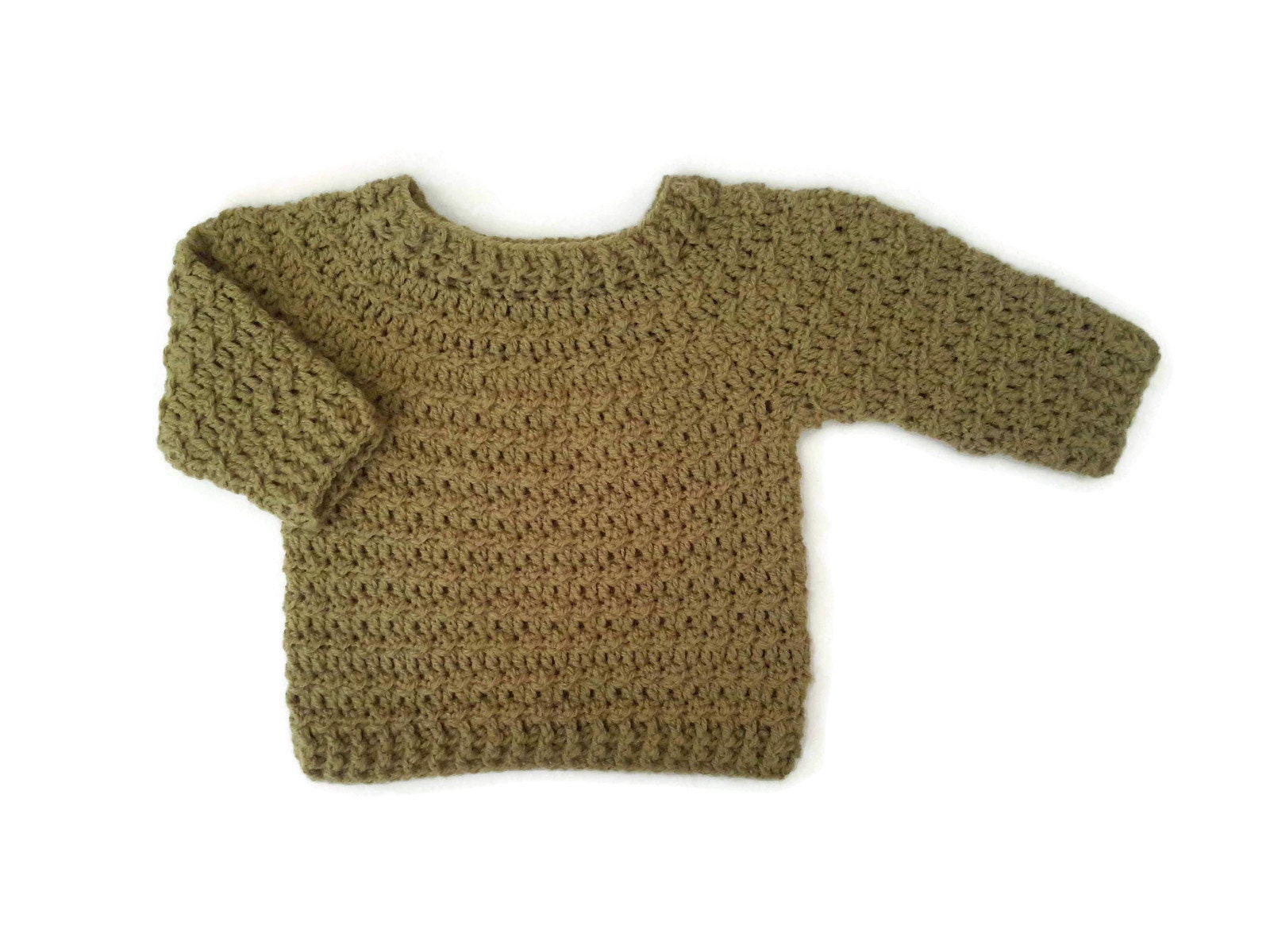 green baby jumper