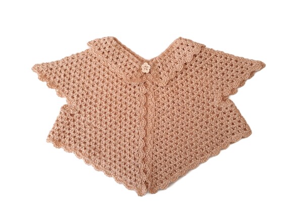 Fine Pure Linen Lace Baby Girl Sweater Camel Beige Cape Poncho Luxury Baby Clothes Baby Shower Gift Newborn Present. 3 6 9 Months Etsy UK