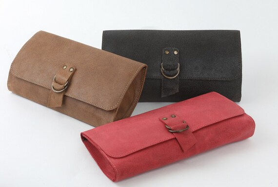 Handmade, Light Brown, Women's Leather Wallet, Large and