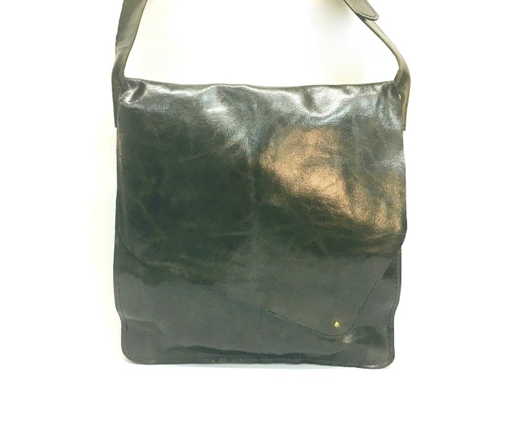 Elegant Dark Green Leather Bag, Women's Leather Bag, Lightweight ...