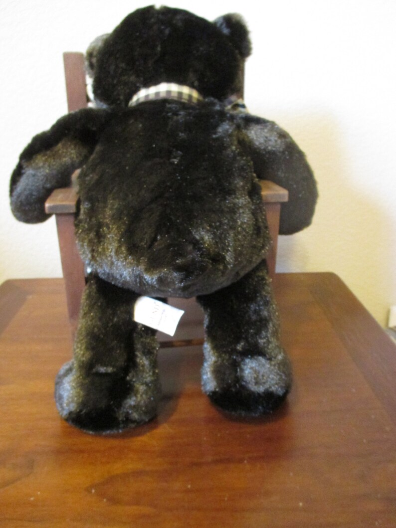 Gund Plush Bear Beautiful Soft Shiny Fur Not Jointed Vintage Etsy