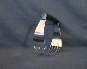 Pastry Cutter Ekco Chromium Metal Plastic Handle Dough Blender Vintage Made in USA