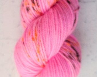 Sparkle Sock Yarn, Lisa Frank Leopard Folder