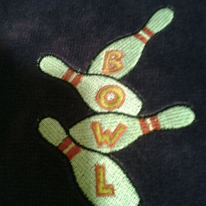 Bowling Pin towel