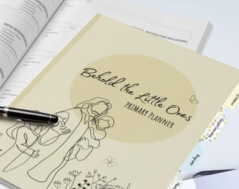 Agenda della presidenza della Primaria LDS / Libro con copertina morbida / Organizer non datato per 12 mesi