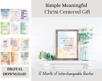 Citazioni spirituali incentrate su Cristo: dono della Società di Soccorso LDS (PDF)