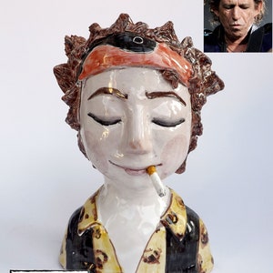 Porta vaso serie &quot;Music Icons&quot; - &quot;Keith&quot; PV/MI 04