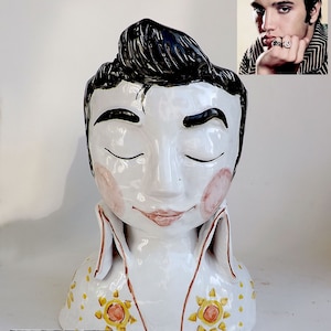 Porta vaso serie &quot;Music Icons&quot; - &quot;Elvis&quot; PV/MI 06