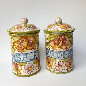 Ceramic jars -salt and sugar-BA/ml 01