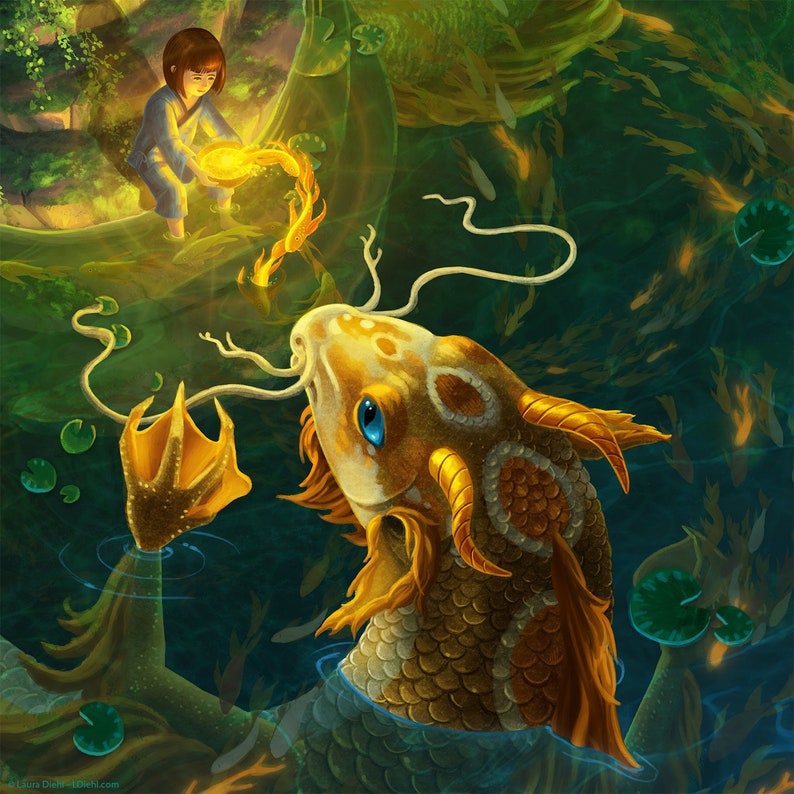 Koi Fish Dragon Legend Koi Fish Dragon Legend