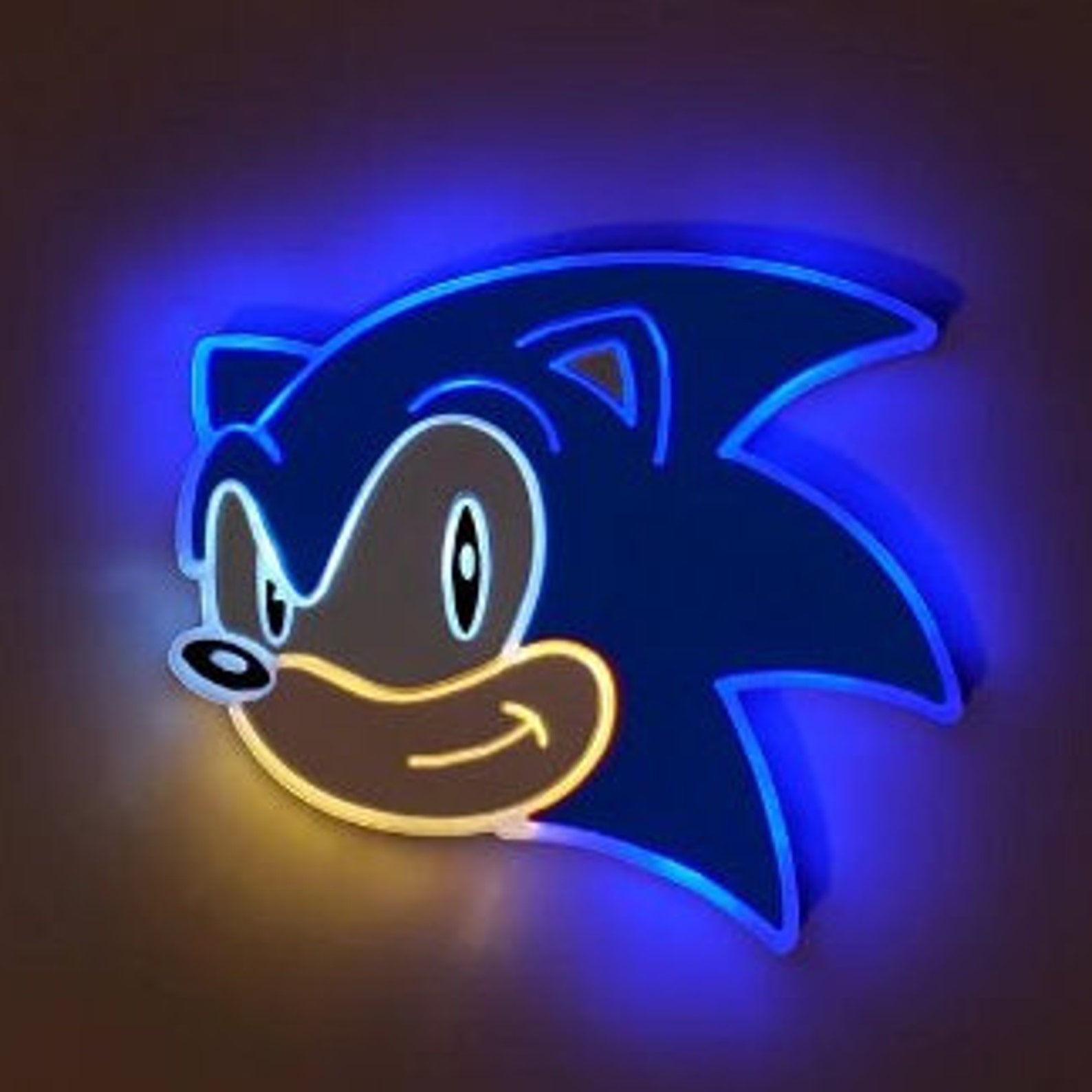 Sonic the Hedgehog Neon Sign / Sonic Led Sign / Custom Neon | Etsy