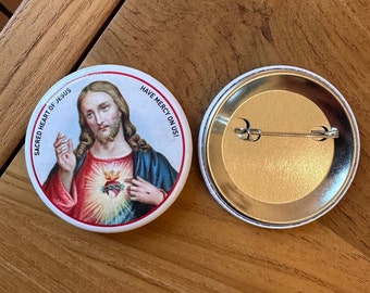 Sacred Heart of Jesus Catholic Pin