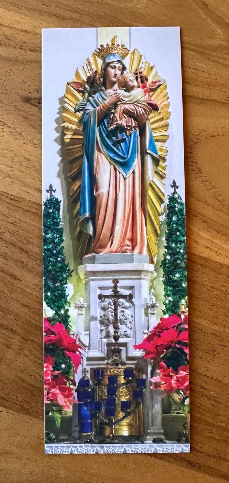 Our Lady of Perpetual Help Prayer Card Bookmark: Catholic Devotion ...