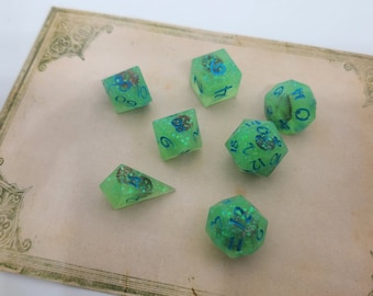 De Mad Gnome 7-delige Resin Dice Set