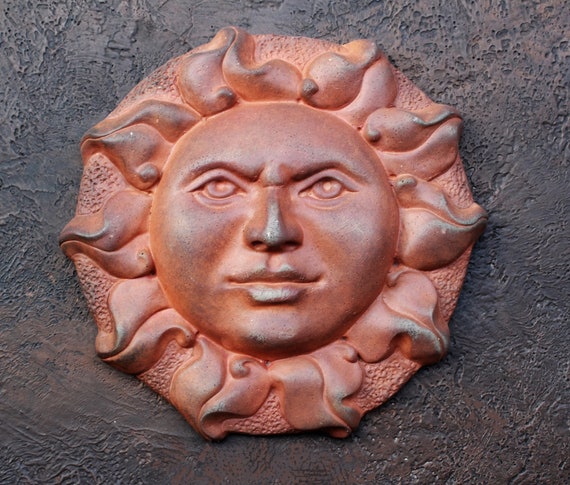 Sun yard art outdoor garden ornament wall sun gift Ideas | Etsy