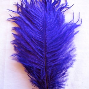 Purple Ostrich Feathers 12-16 inch per EACH