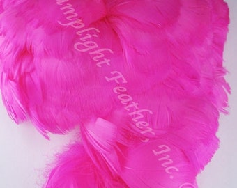 Hawaiian Feather Lei Coquilles Fuchsia Hot Pink Strung per Ounce