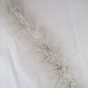 Gray Feather Boa Marabou 18 gram per Each
