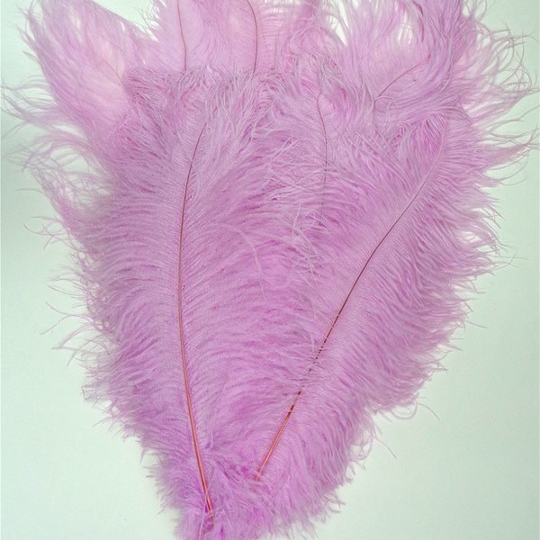 Lavender Ostrich Feather 16-20 inches per Each