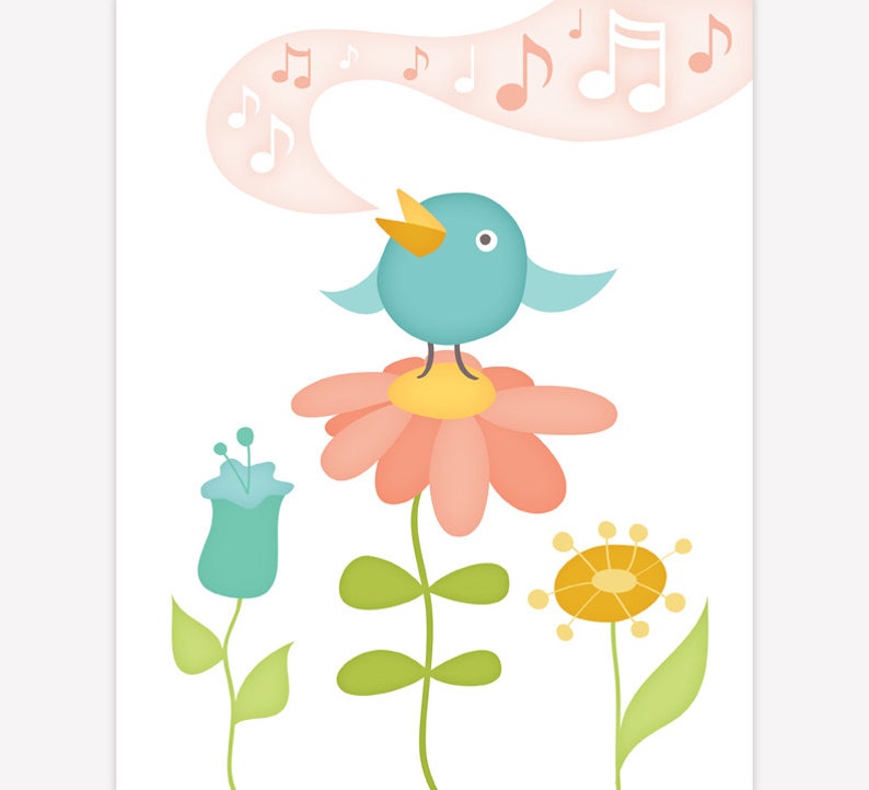 Printable Nursery Art Instant Download Garden Nursery Decor  Etsy