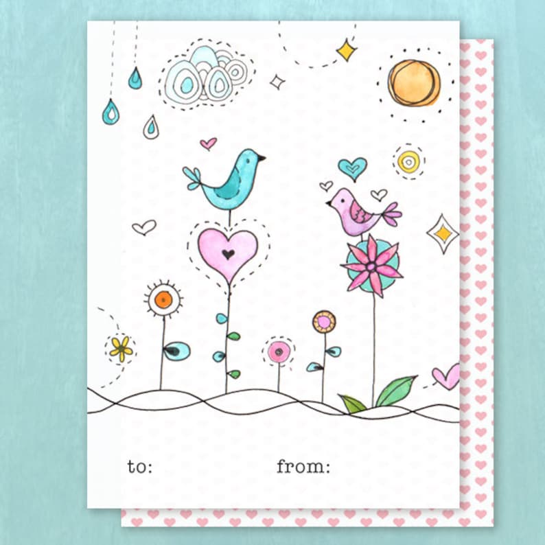 4 Printable Valentine Cards Valentine Printable Card PDF Cute Classroom ...